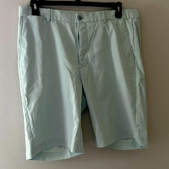Greg Norman Collection Sz 36 Color mint green flat front men’s shorts - Picture 1 of 7